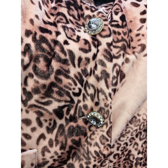 Nancy Bolen Pink Leopard Lace Jacket – Mobwife Glam Western Diva S - Picture 15 of 15
